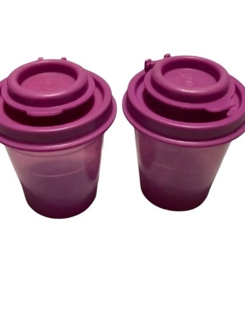 Tupperware Purple Flip-Top Spice Shakers - 2 Pack